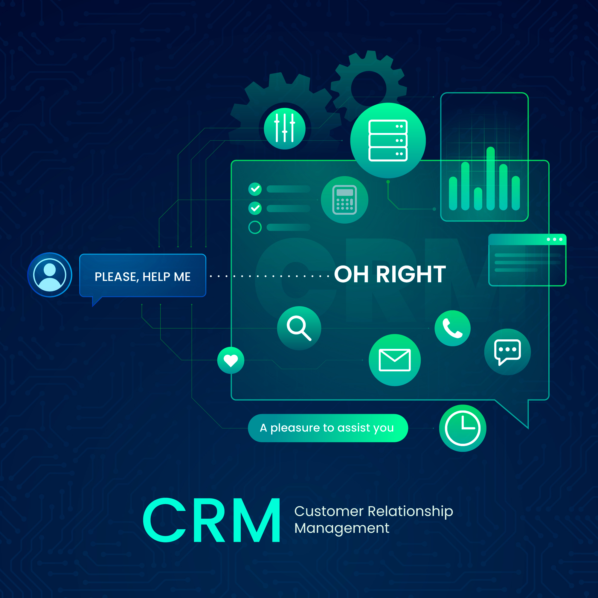 گزارش‌ها و نماهای مدیریتی در CRM